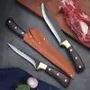 Cuchillo de Hueso Forjado a Mano Bueno y Li Suo para Sacrificar Cerdos y Cuchillo Especial para Carne para Sacrificar Ovejas Cuchillo Afilado para Cortar en la Cocina Cuchillo para Venta de Carne de Cerdo