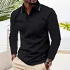 Nueva Camisa Polo de Verano para Hombre con Cuello, Mangas Cortas, Top Deportivo Casual para Golf, Camiseta de Manga Corta con Bloques de Color