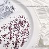 Arte de Unha Diamantes Redondos Coloridos Pequenos Misturados Laváveis Não Caem Fundo Quente Fundo de Tela Lavável Misturado Diamantes Planos Coloridos Ornamentos de Diamante para Unhas