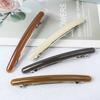 Pinza de acero con resorte de 11 cm para el cabello, pinza para cola de caballo, pinza superior, horquilla rota, tocado popular, pinza para flequillo, horquilla roja de subred