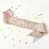 Estilo coreano hairpin cocar acessórios para o cabelo feliz aniversário headband deusa strass coroa atmosfera sentimento headband decoração do partido