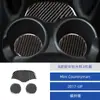 Adecuado para 17 Bmw Mini Countryman Modificación del Interior del Coche Fibra de Carbono Control Central Decoración Portavasos