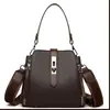 2024 Nova Bolsa de Ombro Fashion de Textura de Alto Padrão Versátil Bolsa Saco de Couro Macio Feminina Bolsa de Mão de Grande Capacidade para Cabelo