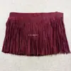 Acessórios de Vestuário Personalizados com Borlas de Camurça Dupla Face Borlas de Barba de Camurça Suéteres de Cashmere Roupas Saias Borlas de Barba Borlas