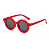 Nuevas Gafas de Sol Redondas Estilo Retro para Niños Anti-Azul Ultravioleta de Moda para Hombres Gafas Multicolor Escarchadas Danesas