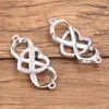 3 Tipos de Accesorios para Joyería de Acero Inoxidable 304, Conectores Colgantes Geométricos Huecos Corazón, Accesorios para Collares y Pulseras