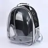 Bolsa de Passeio para Gato Mochila Transparente para Pet Costas com Duas Alças Bolsa de Passeio para Cachorro Abertura Lateral Grande Capacidade Espaço Portátil Cápsula Respirável