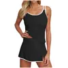 Conjunto de Três Peças 2026 Novo Estilo Europeu e Americano Exportação Slim Saia Estilo Emagrecedor Popular na Amazon Maiô Esportivo com Fenda para Mulheres