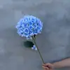 Flores artificiales en tonos azules para arreglos de suelo, arreglos florales para caminos, flores artificiales en tonos azules con un toque de alta gama para decoraciones de bodas