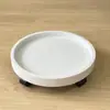 Bandeja para macetas personalizada con rueda, banda de rodadura gruesa de gran carga, polea, bandeja móvil, bandeja receptora de agua, soporte inferior, rueda universal
