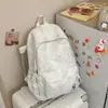 Mochila Casual Simples de Novo Estilo Coreano Transfronteiriça para Alunos do Ensino Fundamental, Mochila Estudantil de Design de Nicho de Alta Qualidade