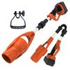 En stock Suministro Directo Soplador de Nieve Eléctrico de Litio Gran Viento Soplador Artefacto para Eliminar Hojas y Nieve Plegable Recargable Ventilador de Jardín Potente