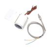 Medidor de escape modificado para coche transfronterizo de 2 pulgadas 12V52mm universal luz blanca espejo de tinta mecánico medidor de escape