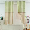 Suministro Inmediato Barra Horizontal de 3 cm Sombreado Medio 2.1m Cortina Corta Tela de Cortina Estampada Estilo Pastoral Europeo Dibujo Animado
