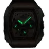 Foxbox/Lige Reloj para Hombre Joven Multifuncional Impermeable Calendario Corte Digital Reloj Fase Lunar
