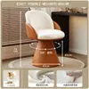 Taburete de maquillaje con respaldo, silla elegante para tocador, silla de maquillaje giratoria, taburete de maquillaje de alta gama para tocador, para dormitorio de niñas