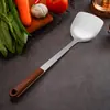 Espátula de Aço Inoxidável Utensílios de Cozinha Domésticos Espátula para Fritar Espátula Anti-queimadura Conjunto de Utensílios de Cozinha Concha