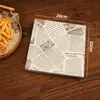 Almofada de Papel Absorvente de Óleo Comercial para Salgadinhos Fritos, Papel de Prato à Prova de Óleo para Pão, Papel Manteiga para Assar, Especial para Frango Frito na Cozinha