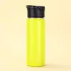 Botella Espacial de Paja de Color Degradado Transfronterizo de Aspecto Elevado, Asa Portátil para Exteriores, Taza Térmica de Acero Inoxidable 304 para Deportes