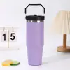 Copo térmico de grande capacidade 30oz para uso transfronteiriço com alça, copo de água térmico de aço inoxidável 304, copo de carro de grande capacidade, garrafa térmica