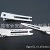 Clip de tenedor único engrosado y endurecido al por mayor clip de doble tenedor clip de boca puntiaguda clip de pico de pato pinza para el pelo pinza para el pelo de metal para bricolaje