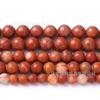 Contas de malaquita vermelha natural doméstica contas de pedra vermelha acessórios semi-acabados pulseira de miçangas DIY colar joias