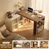 Mesa de Canto em Madeira Maciça Cômoda para Quarto Armário Mesa Integrada Bancada Mesa para Estudo em Casa Mesa de Canto para Computador