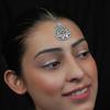 Joyería de Amazon: Tocados tradicionales indios de circonita, moda europea y americana, colgante de cejas con diamantes de imitación, accesorios para el cabello, cadena para el cabello femenina.