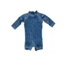 Trajes de baño para bebés, personalizados para niños y niñas, de una pieza con mangas largas, secado rápido, protección solar, venta al por mayor de trajes de baño infantiles para comercio exterior