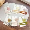 Pinza de pato con forma de corazón dulce de verano estilo coreano, pinza BB hueca suave y simple, pinza para flequillo, pinza lateral, accesorio para el cabello para mujer