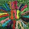 Color de stock nacional cuerda elástica 3 mm cuerda elástica accesorios para zapatos y sombreros con cuentas