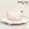 Bolsa de Maquiagem Yinco de Veludo Estrelado com Strass, Bolsa de Armazenamento Portátil de Grande Capacidade, Organizador de Artigos de Higiene Pessoal Portátil Estilo Ins