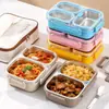 Caixa de almoço de aço inoxidável 316L, evita a mistura de sabores, segura para micro-ondas, adequada para trabalhadores de escritório, hermética e portátil, ideal para dormitórios estudantis