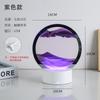 Lâmpada de Mesa Pequena com Areia Movediça Dinâmica, Atmosfera Criativa, Ornamento de Mesa, Ampulheta Pintura, Luz Noturna 3D, Presente Decorativo com Luz Ajustável