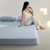 Colchoneta refrescante de seda helada marca A, almohadilla refrescante de verano, sábana, funda de colchón refrescante transpirable de nailon-spandex, colchoneta suave