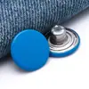 Fivela de Metal para Jeans Colorida Pontiaguda Desmontável Sem Costura Sem Pregos Fivela em Forma de I