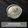 Tetera de Cerámica Beige Kiln Ru Tazón Individual con Tapa Olla Doméstica de Cerámica Atrapada a Mano Juego de Té Kung Fu Se Puede Abrir para Criar Tamaño Pequeño Estilo Nuevo