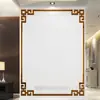 Cuatro Pegatinas Florales Diagonales para Techo Autoadhesivas Borde Decorativo para Techo de Sala de Estar Pegatinas de Pared Acrílicas 3D Largas