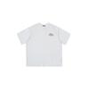 Vestido de Verano del Sur 2025 Verano Nuevo Algodón con Estampado de Letras Japonesas Camiseta de Hilo Doble Retro Neutral Casual Manga Corta
