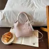 Bolso Cubo Nuevo de Lunares con Lazo para Mujer 2026, Diseño de Nicho Estilo Coreano, Bolso de Mano y Bolso Cruzado Versátil, Bolso de Hombro