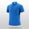 Nueva Camisa Polo de Negocios de Verano para Hombre, de Alta Gama para Golf, Secado Rápido, Cuello Alto, Diseño Casual para Hombre