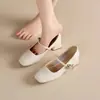 Nuevos Zapatos Mary Jane Cómodos para Mujer Otoño 2026, Estilo Francés Bajo con Hebilla de Una Correa, Estilo de Hada