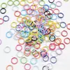 8751 Pintura en Aerosol Círculo Doble Anillo de Conexión Colorido Accesorios para Joyería Hechos a Mano DIY Anillo Cerrado Círculo Colorido