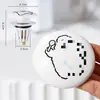 Cerâmica Desenho de Linha Cartoon Filhote de Cachorro Lavatório Pia de Banheiro Rolha de Dreno Criativa Tampa de Dreno Pop-Up