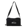 Bolsa Feminina Transversal de Nylon Coreana para Commuter Estilo Cool Hot Girl Baguete Axilar de Ombro Casual