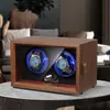 Caja giratoria vertical para relojes de pulsera, Dispositivo giratorio para relojes, Dispositivo vibratorio para relojes, Soporte para colocar relojes, Caja para relojes, Dispositivo enrollador de relojes, Enrollador de relojes silencioso