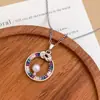 Colar Leve Luxo Nicho Anel Pérola Colar Acessórios Moda Simples Dia dos Namorados Chinês Corrente da Clavícula Cruzamento Venda Quente Corrente de Suéter