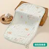 Toalha de Saliva de Gaze de Seis Camadas para Bebês, Classe A, Macia e Absorvente, Toalha Facial e de Banho para Recém-Nascidos, Toalha Quadrada de Gaze de Algodão Bambu