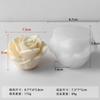 Molde de Vela Aromática con Aroma a Rosa Estéreo Jiahui Mei Herramienta Abrasiva de Silicona para Pegamento de Aromaterapia Hecho a Mano con Flores DIY