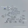 Pedra Sintética Wuzhou Espada em Forma de Zircônio Pedra Solta Corte Diamante Escudo em Forma de Zircônia Cúbica Branca